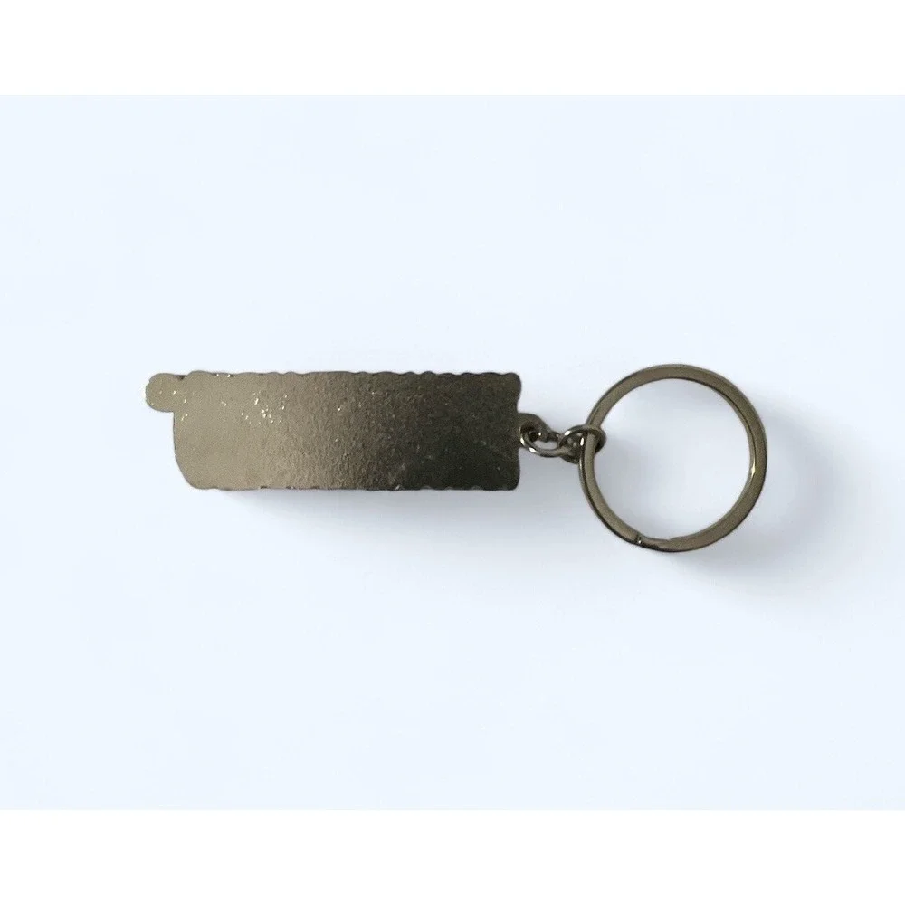 Harvard Metal Keychain Keyring Red Silver Metal